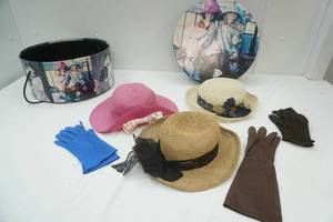 lot 285 image: Vintage Ladies Hats. 3ct, comes with box