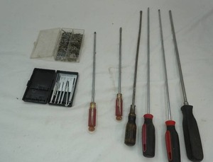 lot 290 image: Long-Handled Screwdrivers, Precision Screwdriver Set, Screws