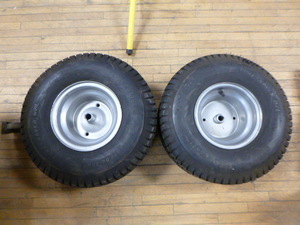 lot 27 image: 2 Carlisle Turf Save RL Tires on Rims
