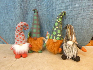 lot 160 image: Stuffed Holiday Gnomes