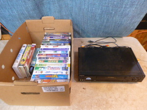 lot 167 image: Childrens VHS Tapes and Player