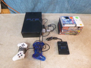 lot 178 image: PlayStation 2 with Games