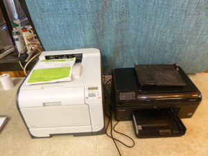 lot 188 image: 2 Hewlett-Packard Printers