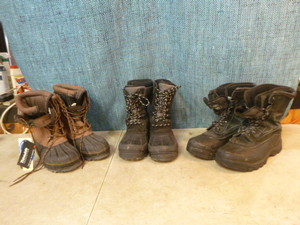 lot 216 image: 3 Pair of Mens Winters Boots