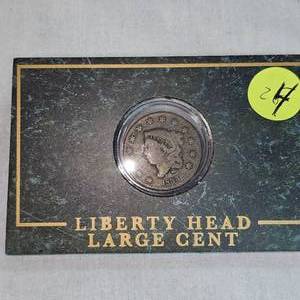 lot 24 image: 1933 Liberty Large Cent, Very Nice Encaps