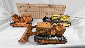 lot 145 image: 3-1960s Rubber Tracked Loaders