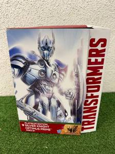 lot 42 image: Transformers Platinum Edition Silver Knight Optimus Prime