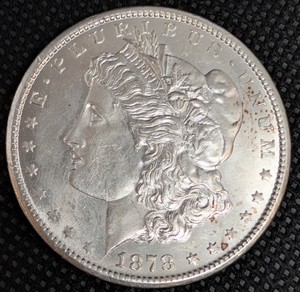 1878-CC Morgan Silver Dollar