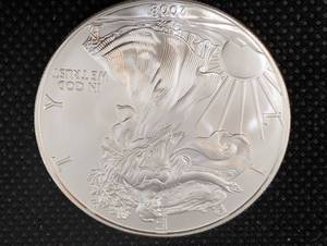 lot 60 image: American Silver Eagle Coin - 1 oz .999 Fine Silver - 2018