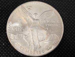 lot 67 image: 1oz Silver Libertad round