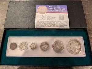 lot 126 image: American Vintage Coins - Six Coin Set