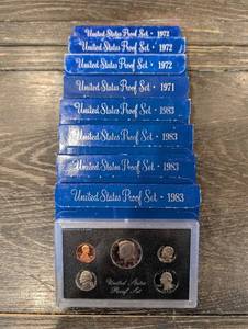 lot 155 image: United States Proof Sets - Multi-Year Blue Box Collection (Lot of 8)