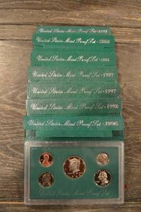 lot 203 image: United States Mint Proof Set 1997 (Lot of 7)