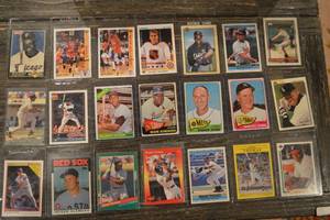 lot 210 image: Vintage 1980s-1990s Baseball & Basketball Trading Card Lot - ToppsDonrussFleer Sets