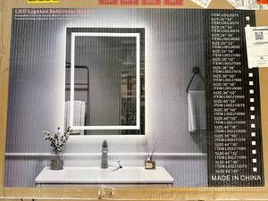 lot 9 image: 20 x 28 LED Bathroom Mirror