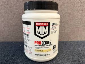 lot 12 image: 2lb Container of Muscle Milk Pro Series Protein Powder