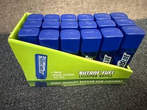 lot 50 image: 18 Butane Lighter Refills