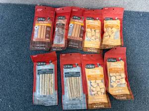 lot 58 image: 9 Packs Of Ol Roy Dog Treats And Chews