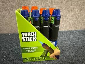 lot 68 image: 8 Torch Sticks With Bottle Opener