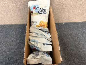 lot 194 image: 6 Bags Of Cape Cod Original Sea Salt Chips