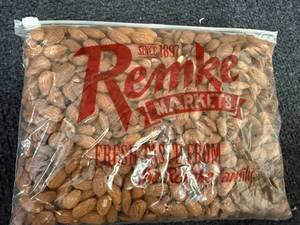 lot 225 image: 2Lb Bag Of Roasted Almonds