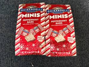 lot 253 image: Ghirardelli Minis Peppermint Bark