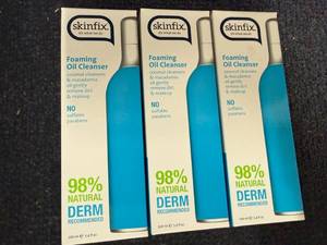 lot 54 image: 3 Bottles Of Skinfix Oil Cleanser