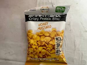 lot 340 image: 3 X 12Ct Boxes Of Smart-Snx Crispy Protein Bites - Honey Mustard