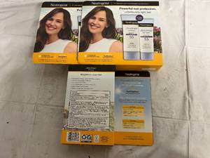 lot 351 image: 3 X 2Ct Packs Of Neutogena Spf 55 Sunscreen