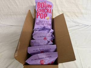 lot 207 image: Box of Boom Chicka Pop Kettle Corn