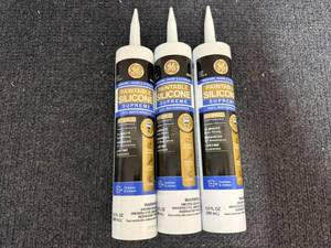 lot 35 image: 3 Tubes of Paintable Silicone