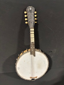 lot 1 image: Stagg 6-String Open Back Banjo with Guitar Headstock