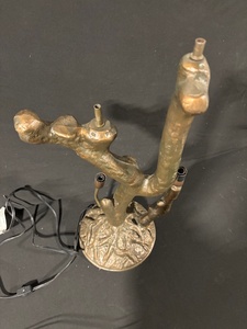 Bronze Tree Branch Lamp with Multiple Sockets