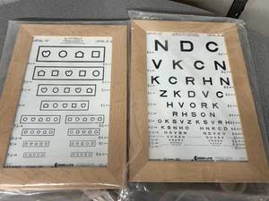 lot 51 image: Good-Lite Vision Testing Charts for Visual Acuity Assessments - Great Condition