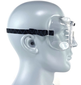 lot 103 image: MSRP $300 1 Case (20 Goggles) High Quality Ultimate Industrial Inc Safety Goggles SG-204&nbspAnti Fog Protective Scratch Resistant UV Ventilated Clear&nbspGoggles Fits Over Glasses Adjustable Bands For At&nbspWork, Job Site, School, Lab &amp More