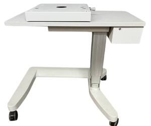 lot 25 image: Zeiss Humphrey Instruments Power Height Adjustable Mobile Table Workstation - Heavy Duty Steel Low Profile Base - Great Condition Includes&nbspThermal Printer