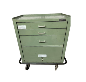 lot 45 image: Waterloo Uni-Cart Steel 4-Drawer Cart - Great Condition