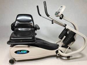 lot 10 image: WOWOW MSRP $8500 NuStep TRS4000 Recumbent Cross Trainer Total Body Workout Machine WSwivel Seat &amp Arm Lift For Handicap Wheelchair Access PT Equipment 400lb Capacity With Display - Dearly Loved By Users 5 Star Rating - Works Excellent