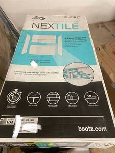 lot 3 image: Bootz NEXTILE 4-Piece Wall Set for 30x60 Inch Bathtubs