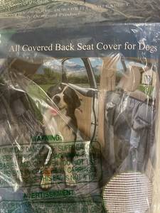 lot 36 image: Yeeni All Covered Back Seat Cover for Dogs, Standard Size, Waterproof