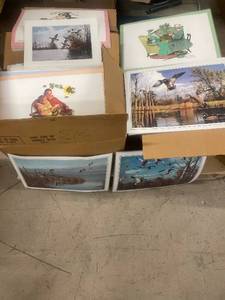 lot 42 image: Collection of Assorted Laminated Placemats