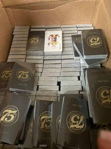 lot 63 image: Lot of 150 75th Anniversary 1922-1997 Playing Card Decks