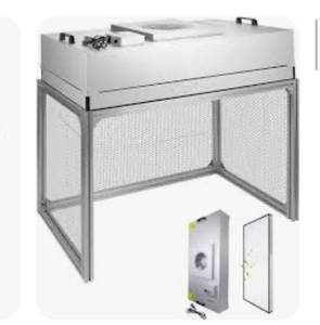 lot 83 image: Yzzwer Vertical Laminar Flow Hood with HEPA Filter and Fan Unit 110V