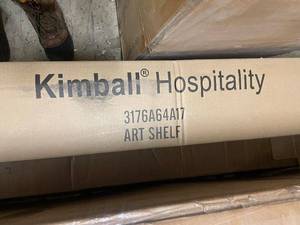 lot 85 image: Kimball Hospitality Art Shelf 3176A6A17