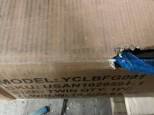 lot 89 image: Boxed Twin Size Bed Frame