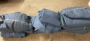 lot 95 image: Lot of 10 Blue Moving Blankets�