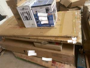 lot 98 image: Pallet of Items That Are Damaged or Missing Parts