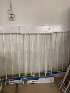 lot 102 image: Set of 3 30x54 Inch Decorative Metal Window Guards