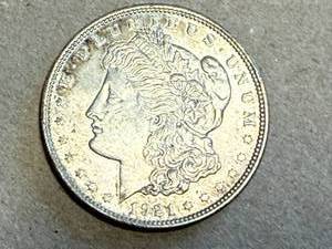 lot 2 image: 1921 Morgan Dollar