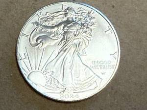 lot 7 image: 2024 1 oz Silver Eagle